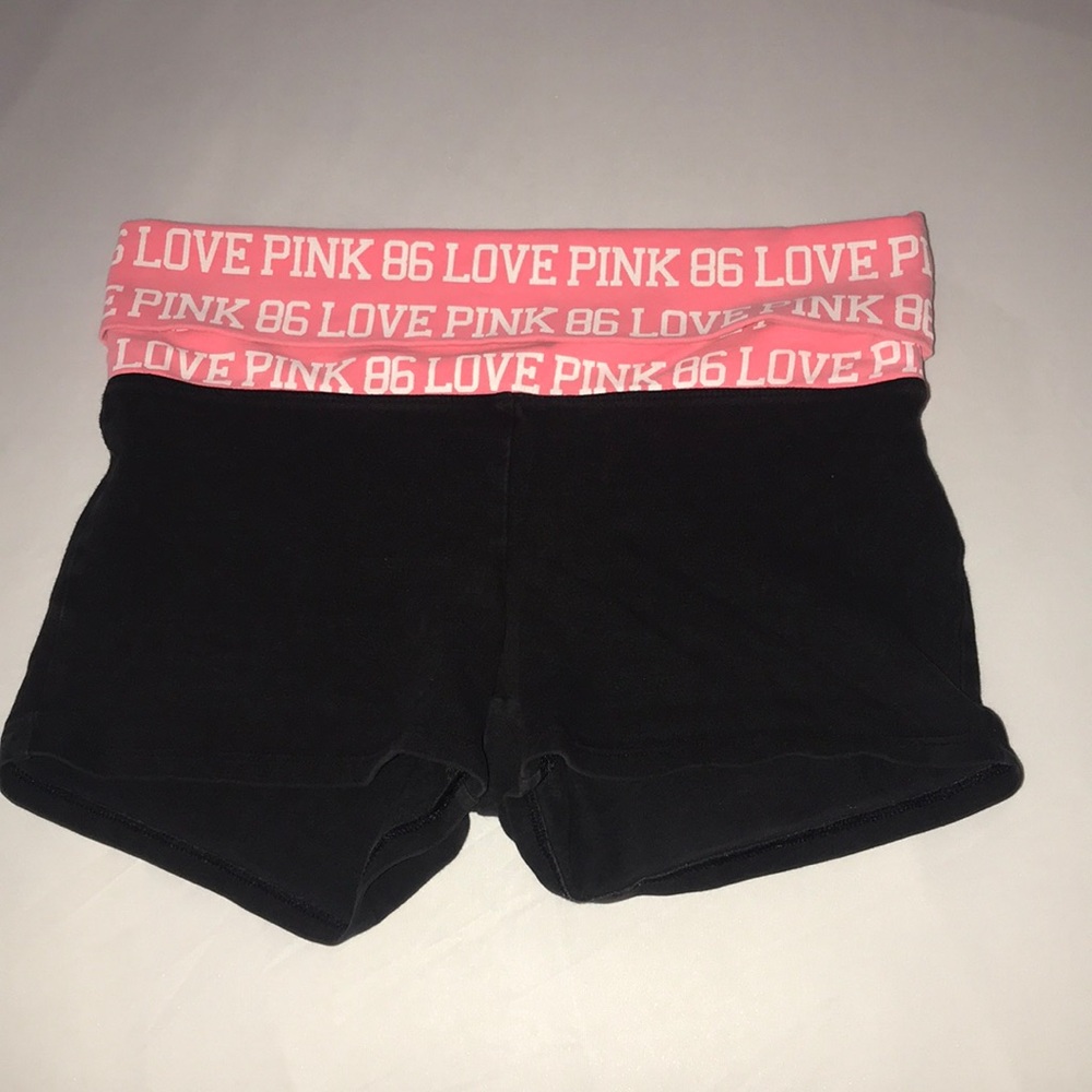 PINK yoga shorts